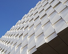 façade 3d blanche
