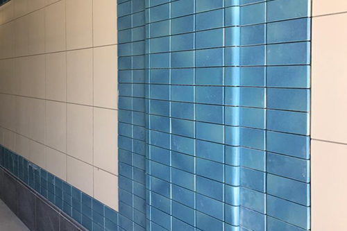 Baukeramik denkmalgeschützter S-Bahnhof Berlin