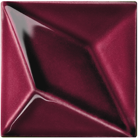 Detail der Fliese LUX in berry